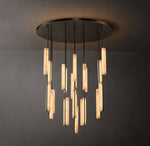 Audubon Alabaster Round Chandelier 56"