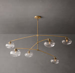 Cabrette Clear Glass Mobile Round Chandelier