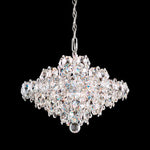 Baronet 15"H x 19"W 8-Light Crystal Pendant in Polished Stainless