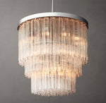 Cielo Three-Tier Round Chandelier 36"