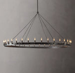 Camino Vintage Candelabra Round Chandelier 73"