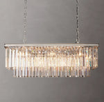 1920s Odeon Rectangular Chandelier 40"