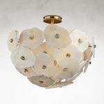 Montserra Four-Light 31-Inch Close-to-Ceiling Flush Mount Ceiling Fixture