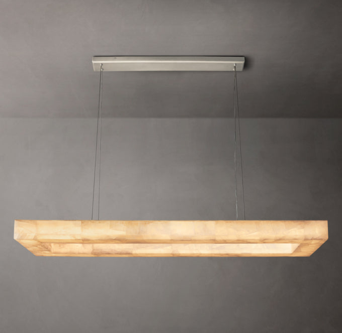 Rivage Lueur Rectangular Chandelier 54"