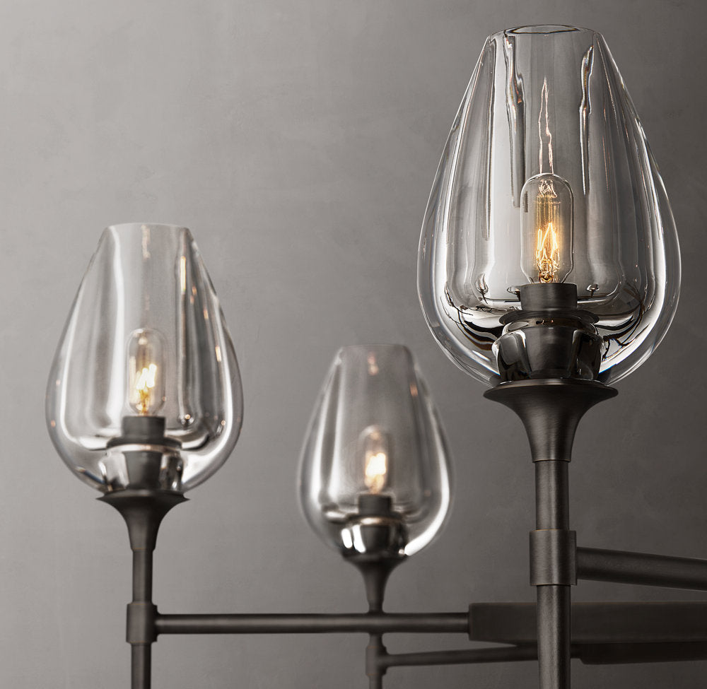 Tulip Round Chandelier 54"