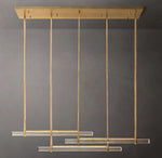 Audubon Crystal Triple Bar Linear Chandelier