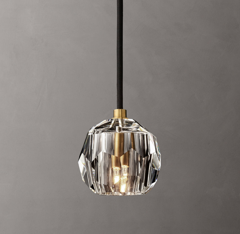Boule De Cristal Clear Glass Cord Pendant