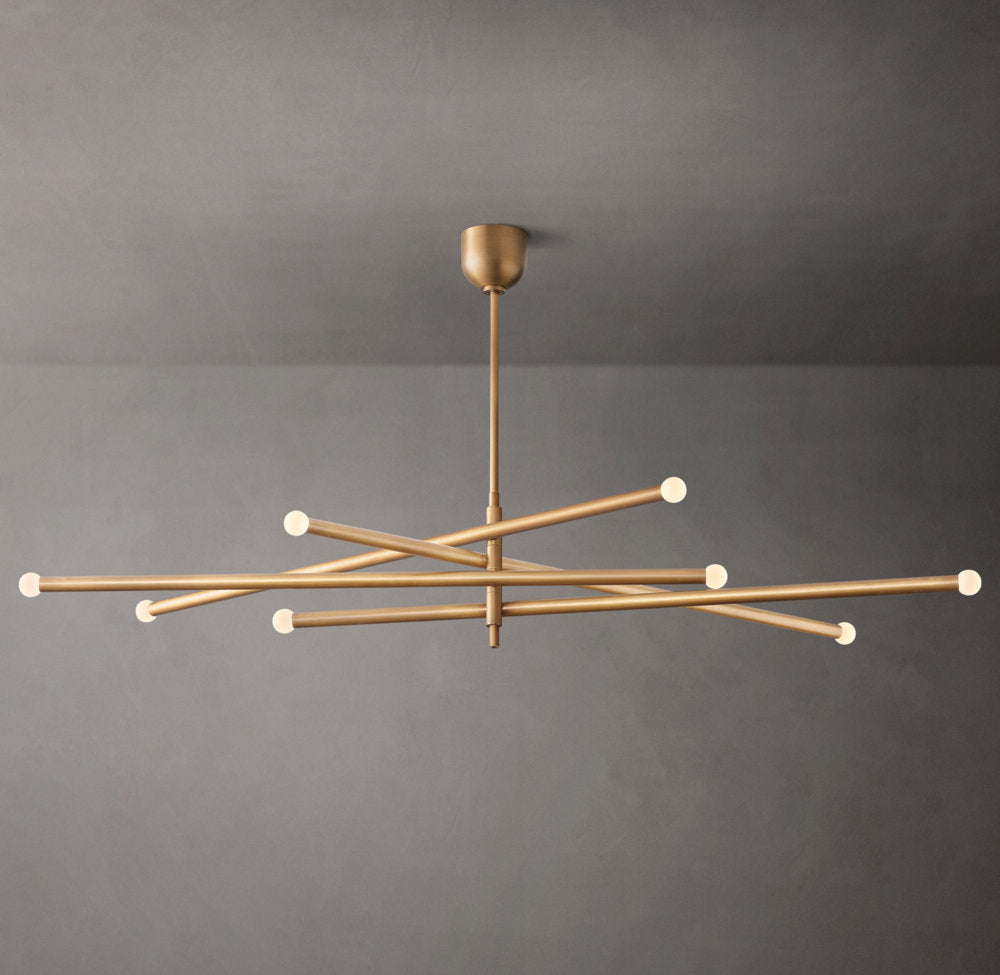 Rousseau 8-Light Mobile Orb Chandelier