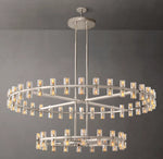 Arcachon LED Round Two-Tier Chandelier 60"