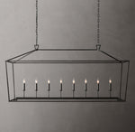 19th C. English Openwork Rectangular Chandelier 72"