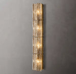 Lattice Smoke Glass Grand Sconce