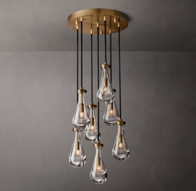 Rain Round Chandelier 18"