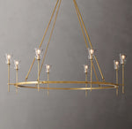 Torche De Verre Round Chandelier 58"