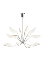 Belterra Chandelier, 12-Light, LED, Polished Nickel, Acrylic, 48"W (700BLT48N-LED930 70P9D63)