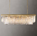 1920s Odeon Rectangular Chandelier 49"