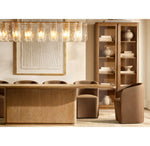 Lattice Clear Glass Rectangular Chandelier 67"