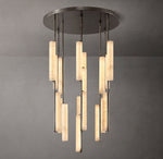 Audubon Alabaster Round Chandelier 40"