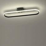 Rounded Rectangle Dimmable LED Contemporary Ceiling Light Flush Mount Lighting