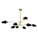 8-light Artistic LED Industrial Sputnik Chandelier Hanging Ceiling Lights