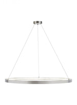 Bodiam Chandelier, 1-Light, LED, Satin Nickel, 48.5"W (700BOD48S-LED930 70P9D6C)