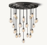 Pearl Round Chandelier 38"