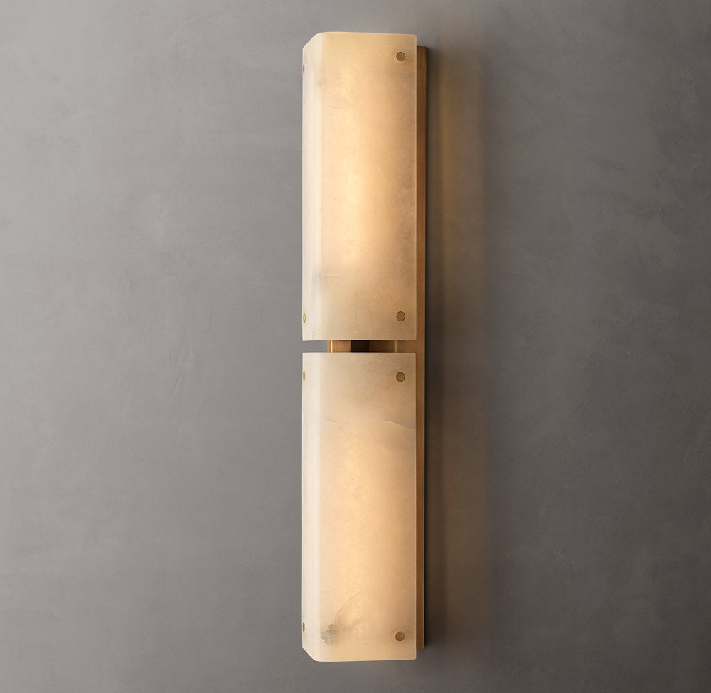 Reynard Alabaster Grand Sconce