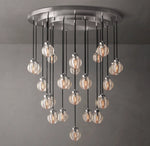 Pearl Round Chandelier 38"