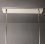 Boule De Cristal Clear Glass Double Linear Chandelier 60"