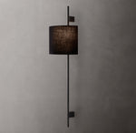 Vela Round Bar Sconce - Round Shade