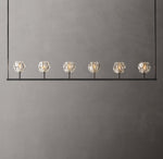 Boule De Cristal Clear Glass Linear Chandelier 60"