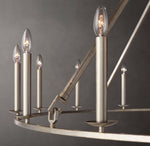 19TH C. ENGLISH OPENWORK ROUND CHANDELIER 72"