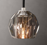 Boule De Cristal Smoke Glass Cord Pendant