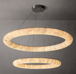 Rivage Lisse Two-Tiered Round Chandelier 61"