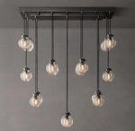 Pearl Rectangular Chandelier 36"