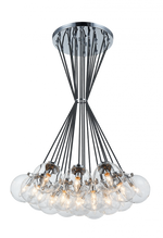 The Bougie Chandelier, 19-Light, Brass, Aged Gold Brass, 29.5"W (C63019AGCL 305UQ8A)