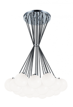 The Bougie Chandelier, 19-Light, Chrome, 29.5"W (C63019CHOP 305UQ8E)