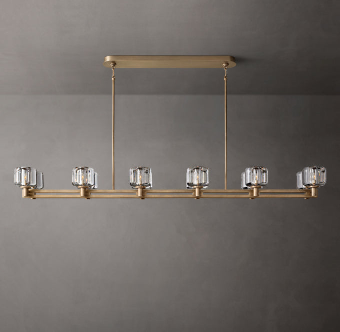Demaret Double Linear Chandelier 72"