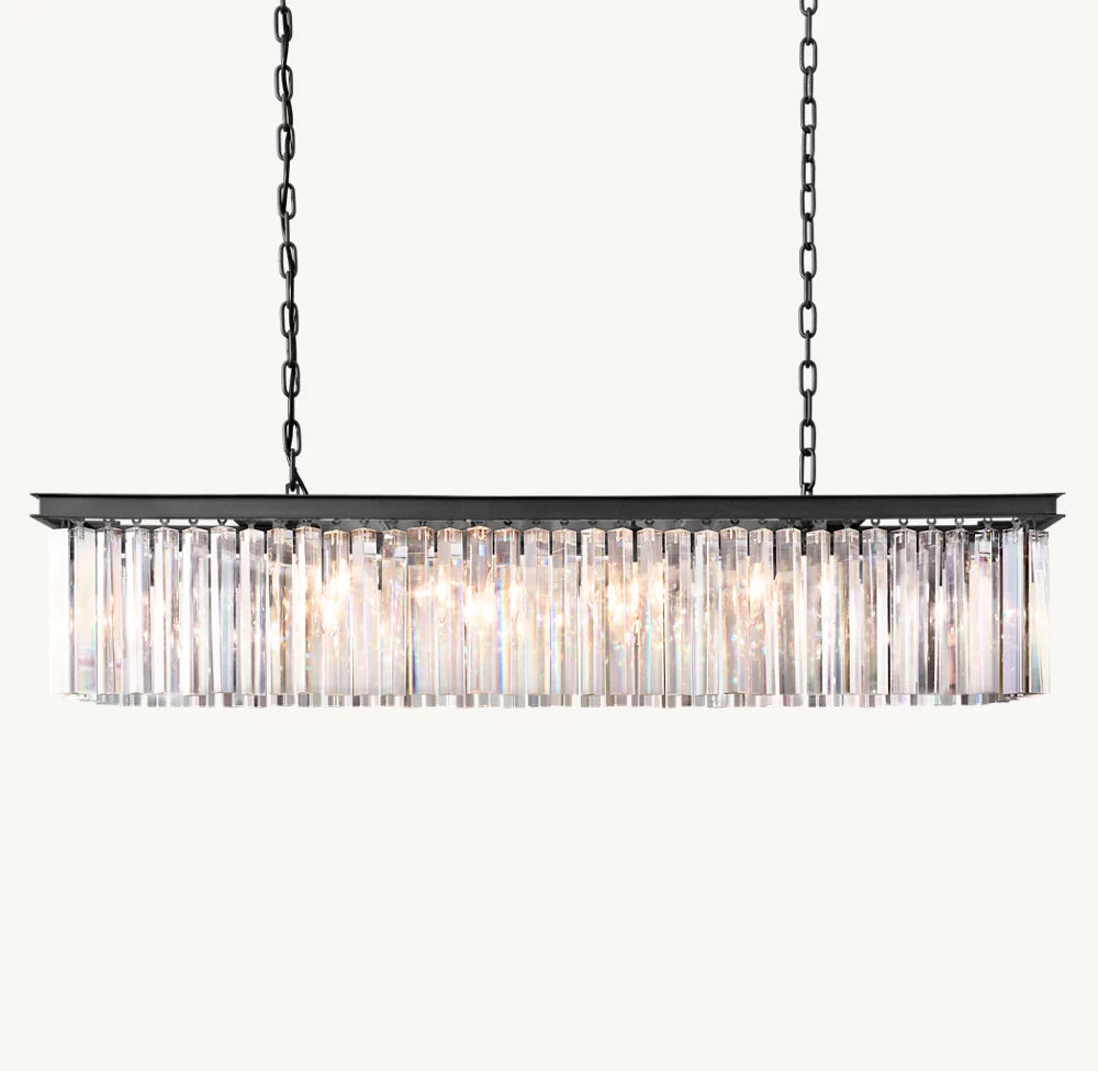 Rhys Rectangular Chandelier 49"