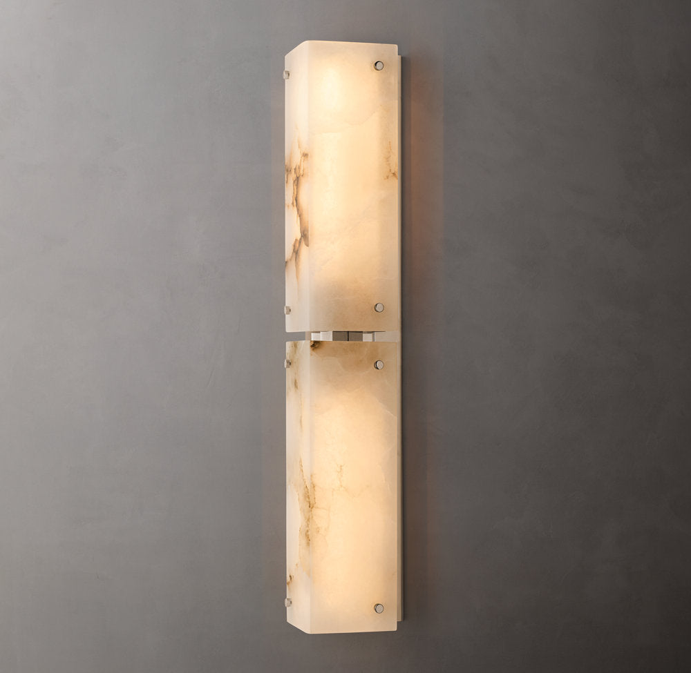 Reynard Alabaster Grand Sconce