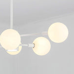 6-light LED Glass Metal Modern Chandeliers Kitchen Island Lighting