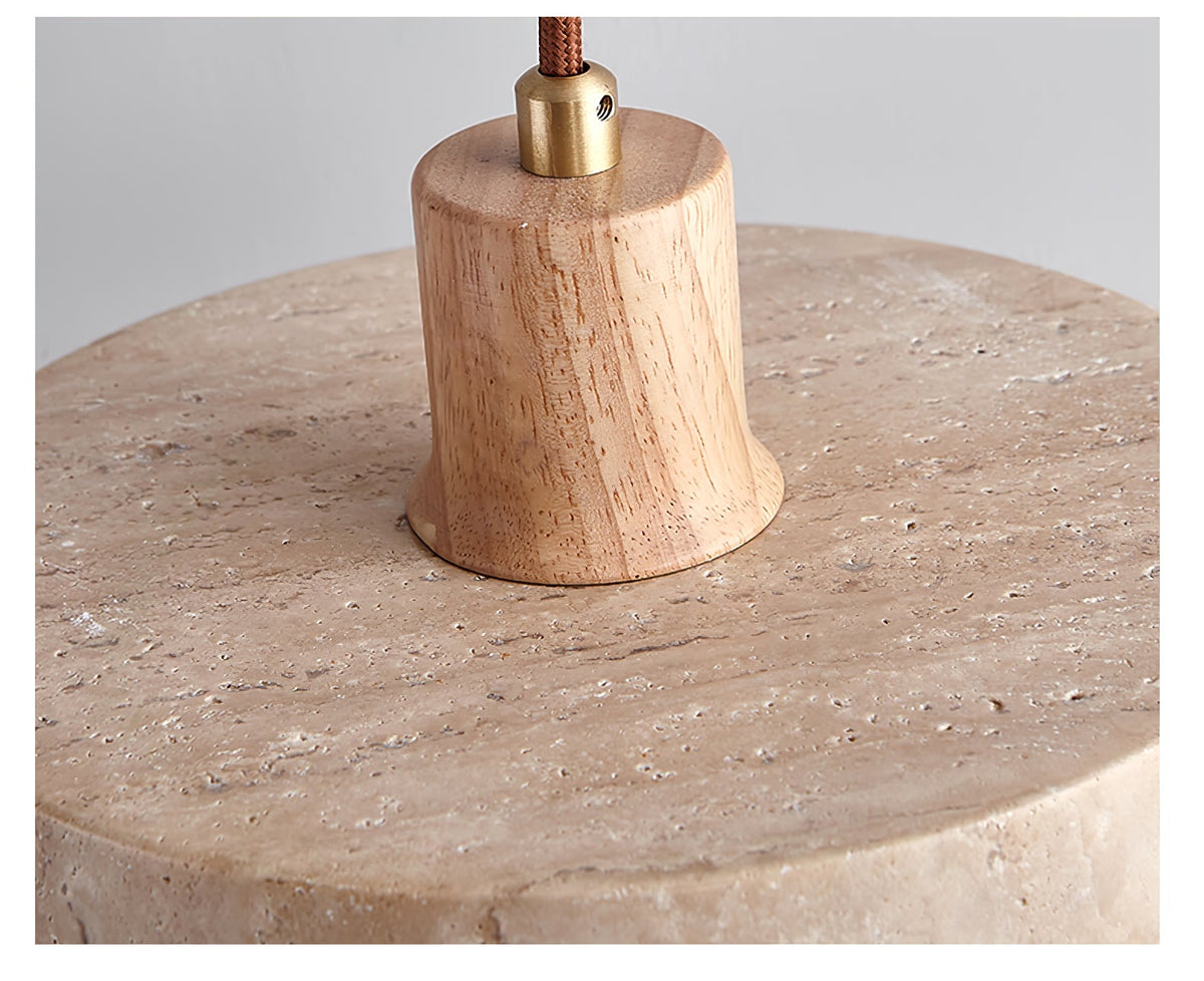 Piedra Travertine Pendant Light