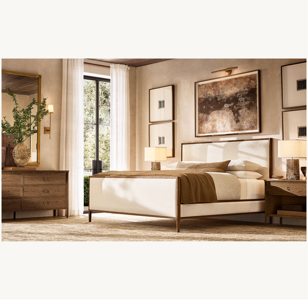 Pauillac Fabric Shade Torch Sconce