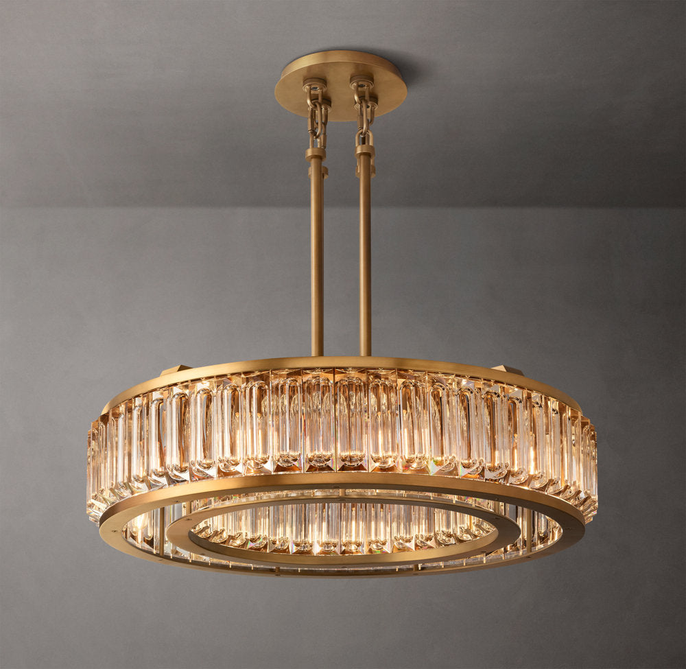 Maurier Round Chandelier 37"