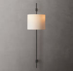 Vela Round Bar Sconce - Round Shade