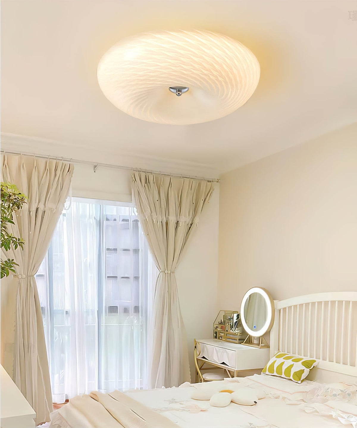 Whirlpool Glass Ceiling Light