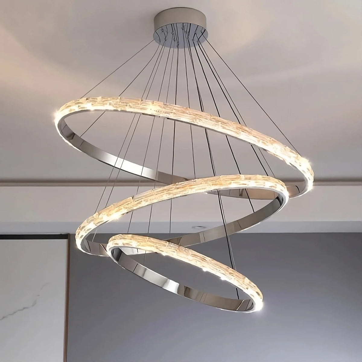 Argento Crystal Modern Chandelier