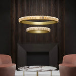 Moonshade Natural Marble ModernChandelier
