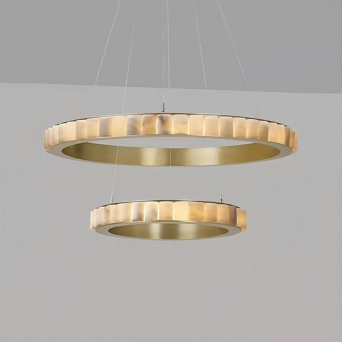 Moonshade Natural Marble ModernChandelier