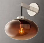 Cabrette Smoke Glass Sconce