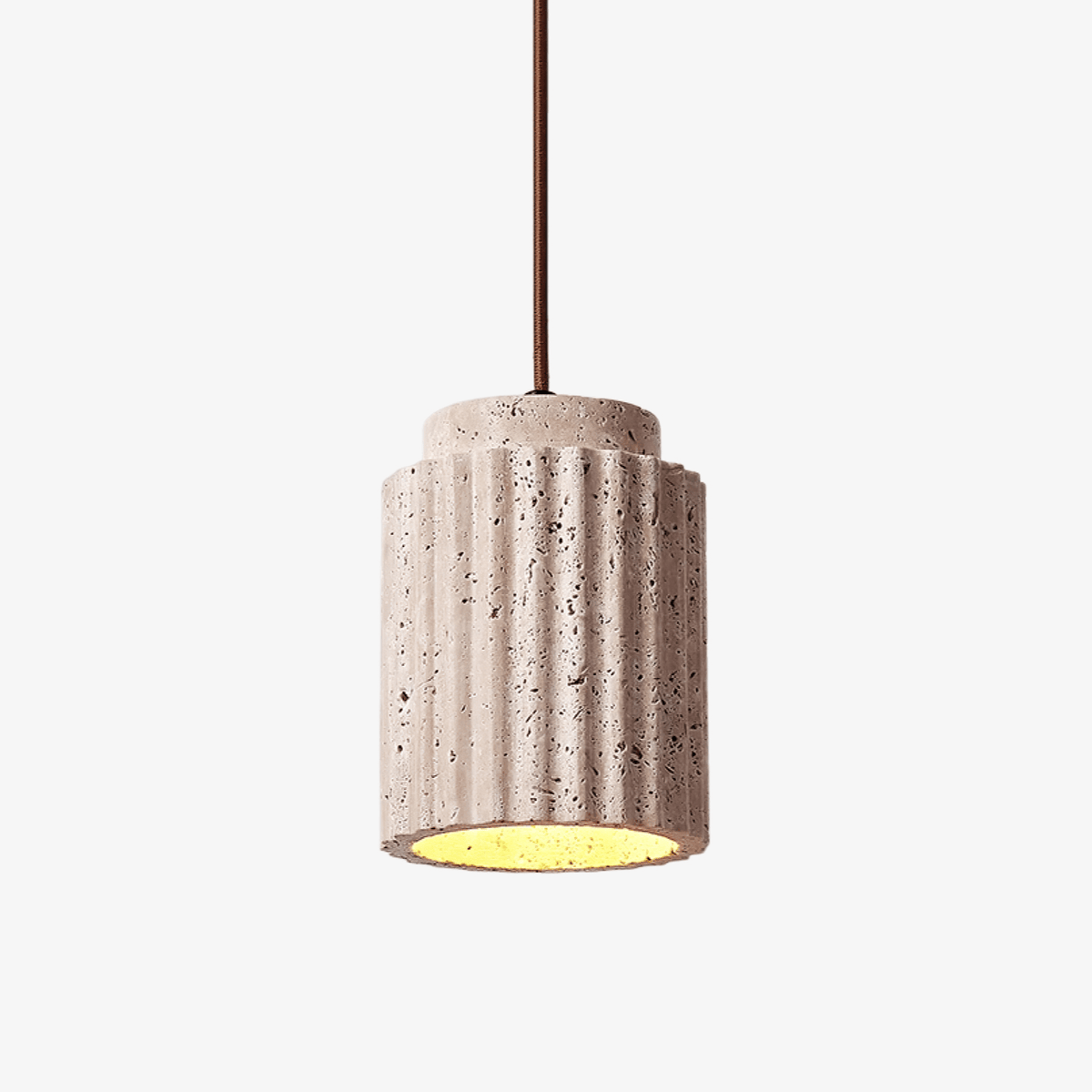 Caelia Travertine Pendant Light
